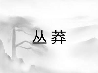 丛莽