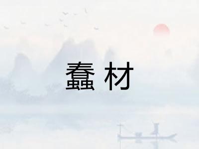 蠢材
