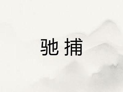 驰捕